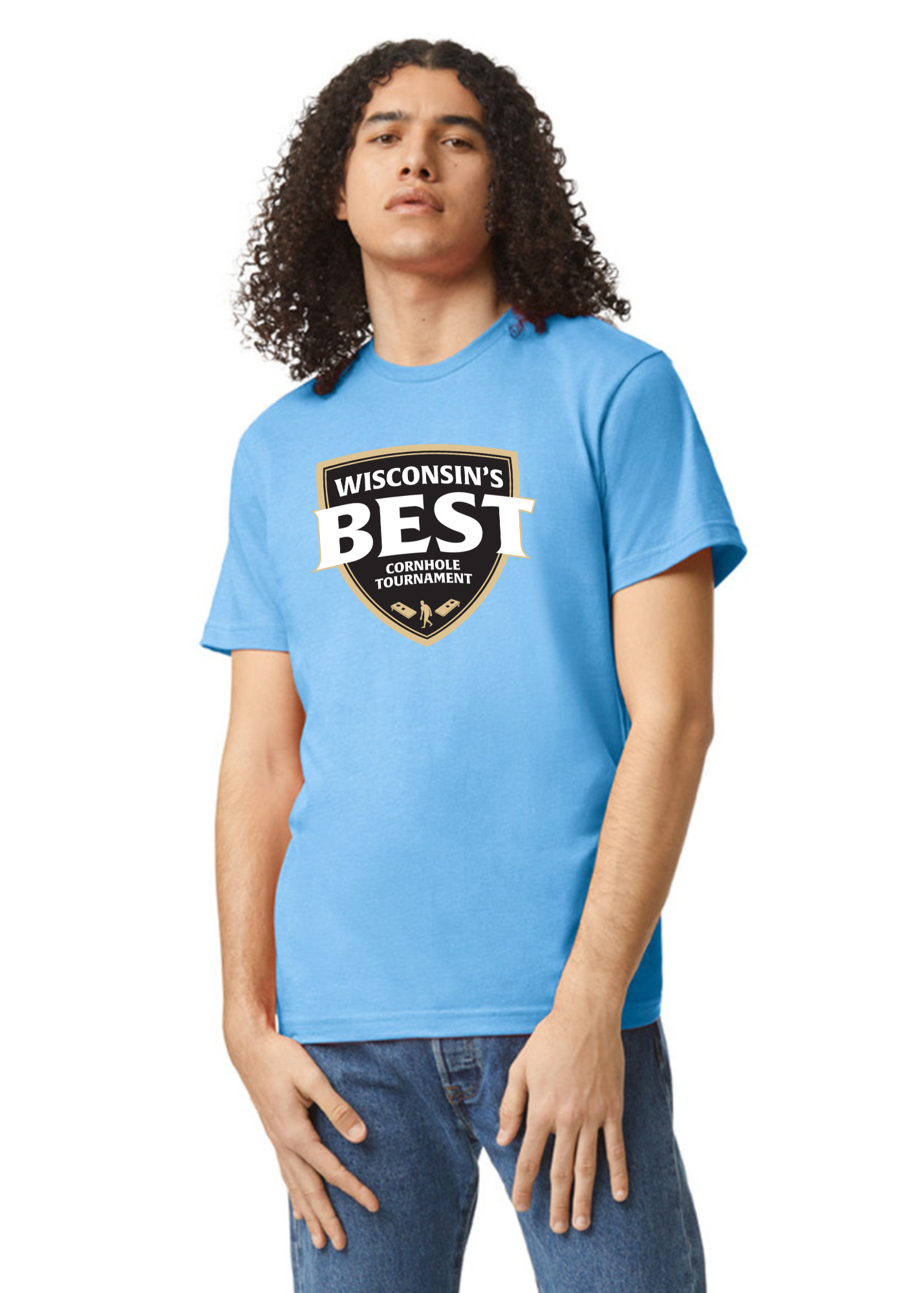 Wisconsin's Best Logo T Shirt (Full Front)