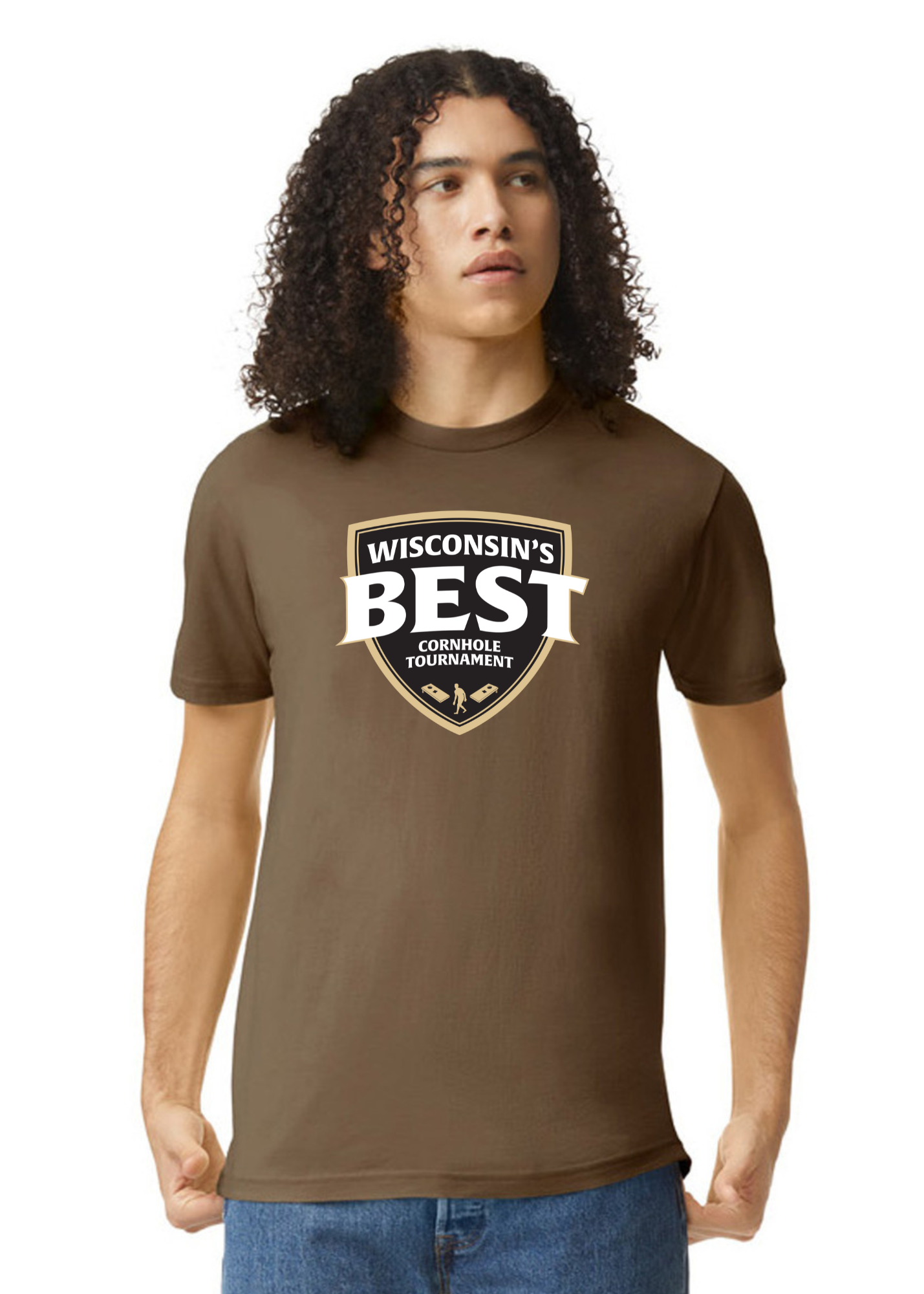 Wisconsin's Best Logo T Shirt (Full Front)