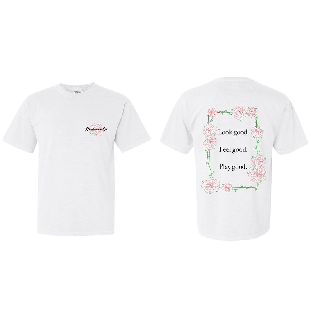 Maximum Co. 100% Cotton Roses T-Shirt