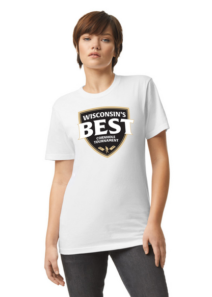 Wisconsin's Best Logo T Shirt (Full Front)