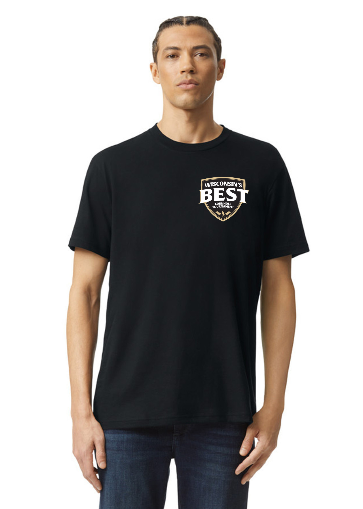 Wisconsin's Best Logo T Shirt (Front Chest)