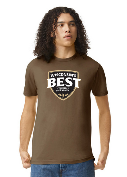 Wisconsin's Best Logo T Shirt (Full Front)